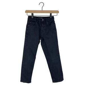 Zara straight fit denim black jeans size 8